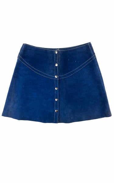 Suede Mini Skirt