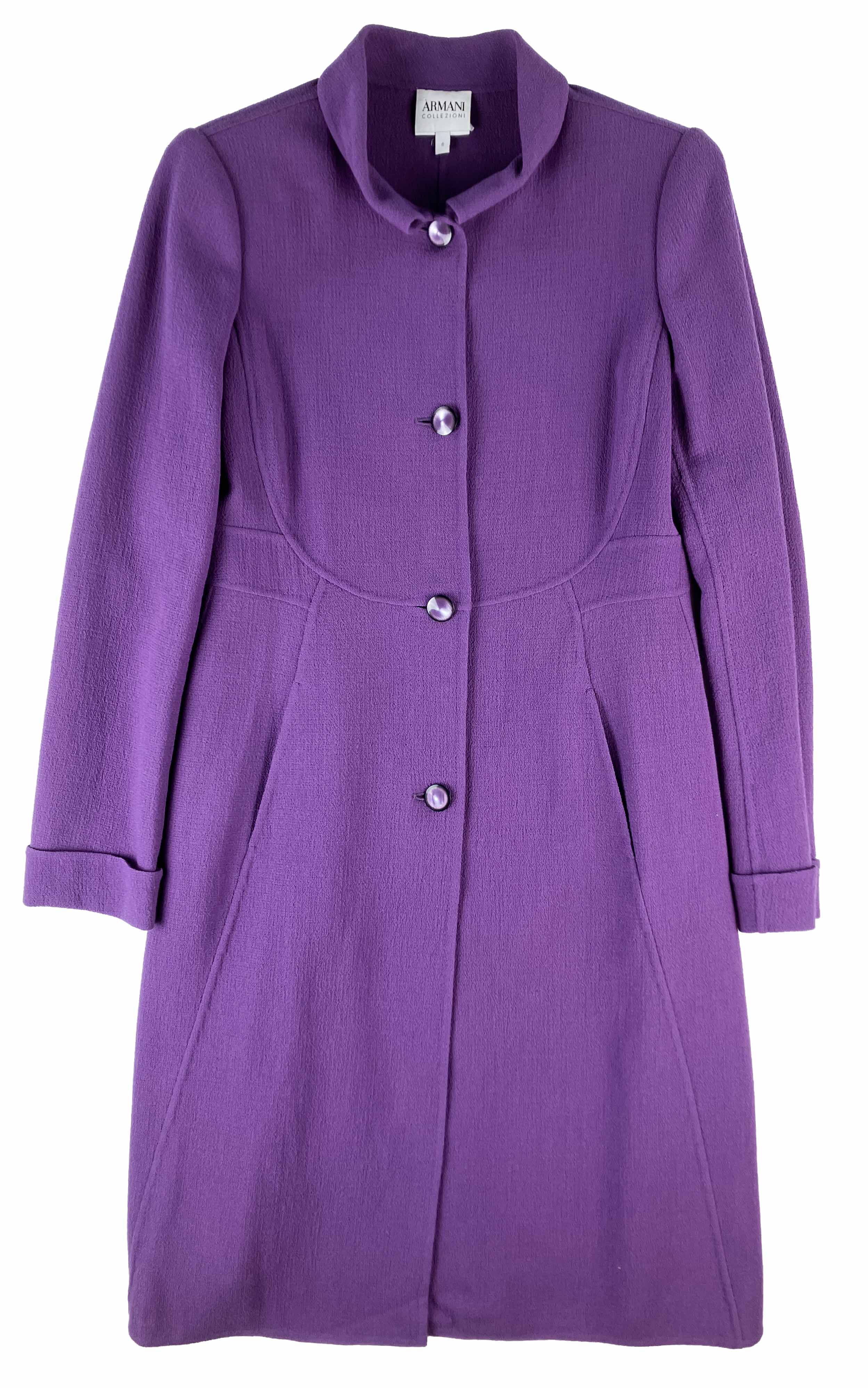 ARMANI French Violet Long Jacket
