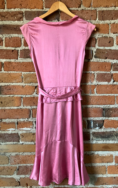 Pink Rouge Wrap Dress