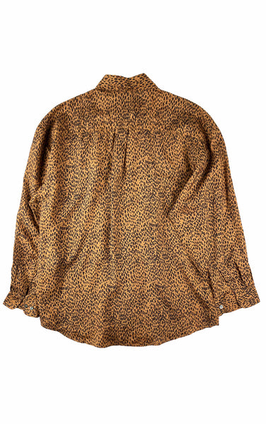 Cheetah Print Silk Shirt