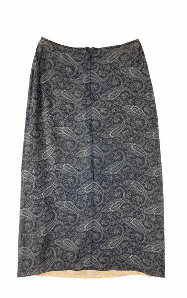 DKNY Paisley Skirt