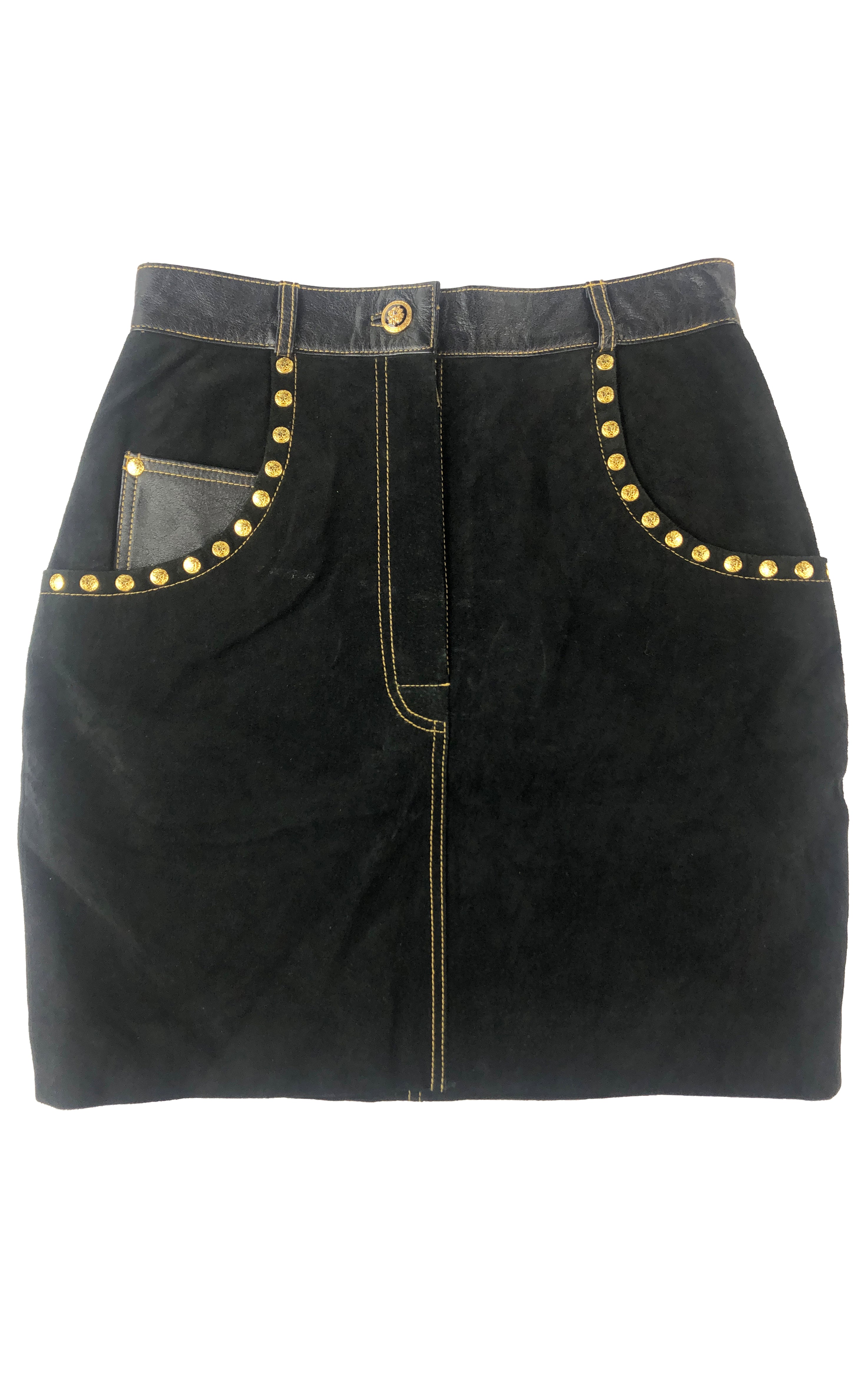 Glam Leather Skirt