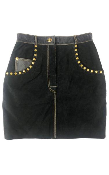Glam Leather Skirt