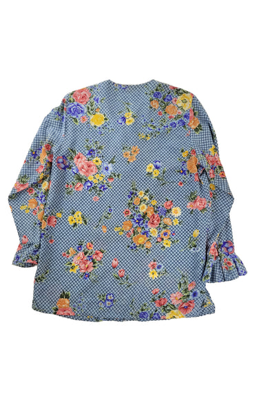 Retro Ruffle Blouse