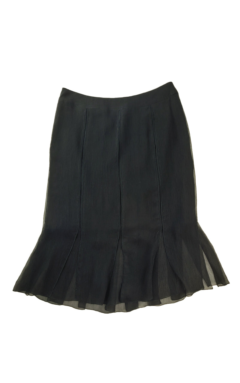 Delicate Silk Petals Skirt