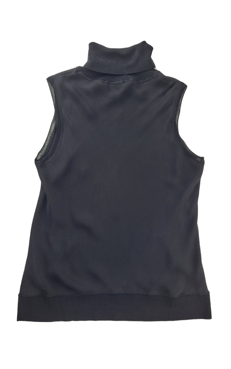 Diaphanous Rollneck Top
