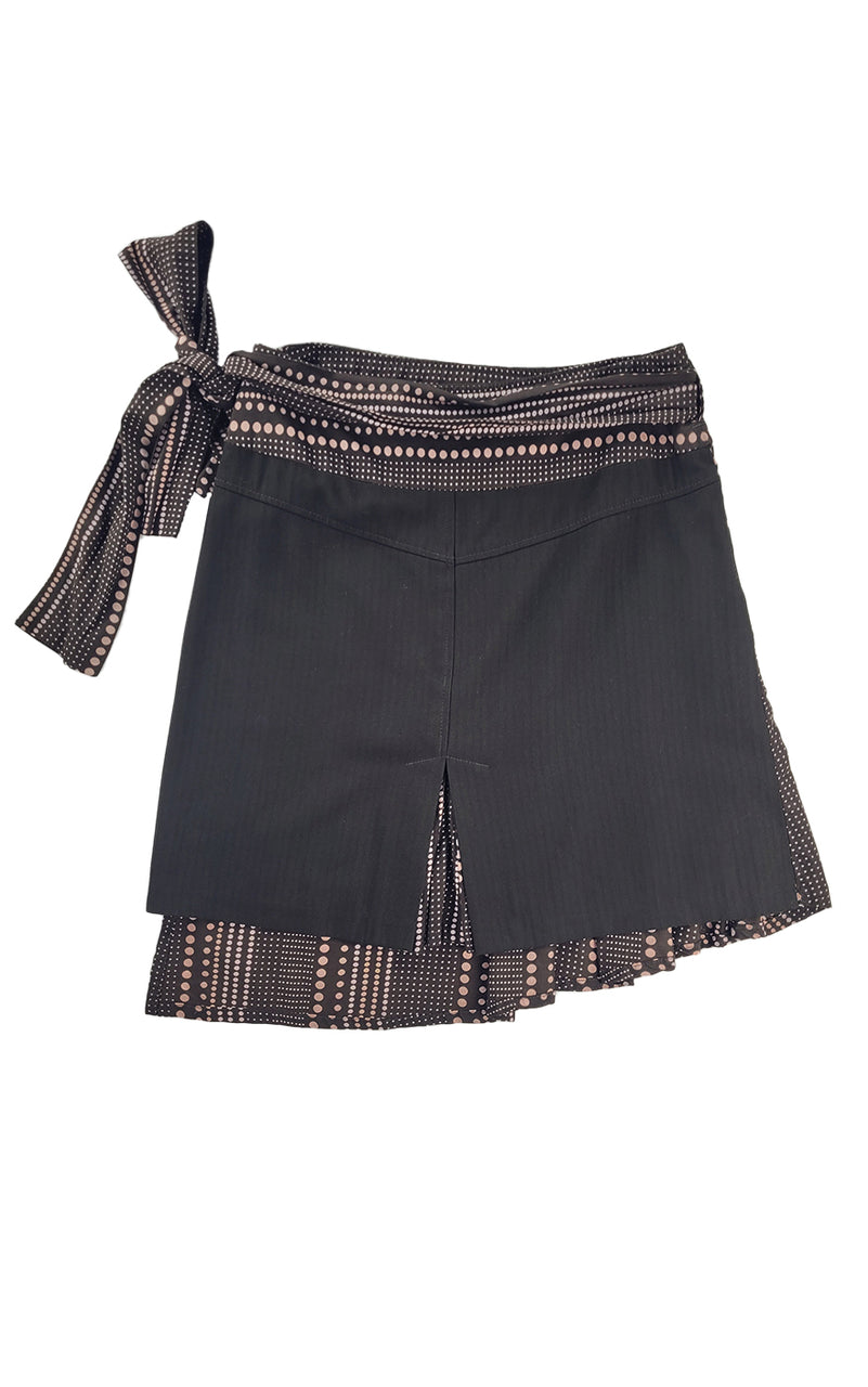 Delightfully Askew Pleated Skirt