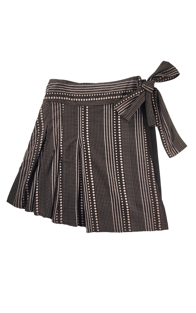 Delightfully Askew Pleated Skirt