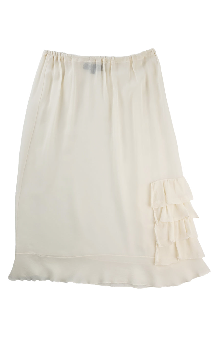 Ethereal Silk Slip Skirt