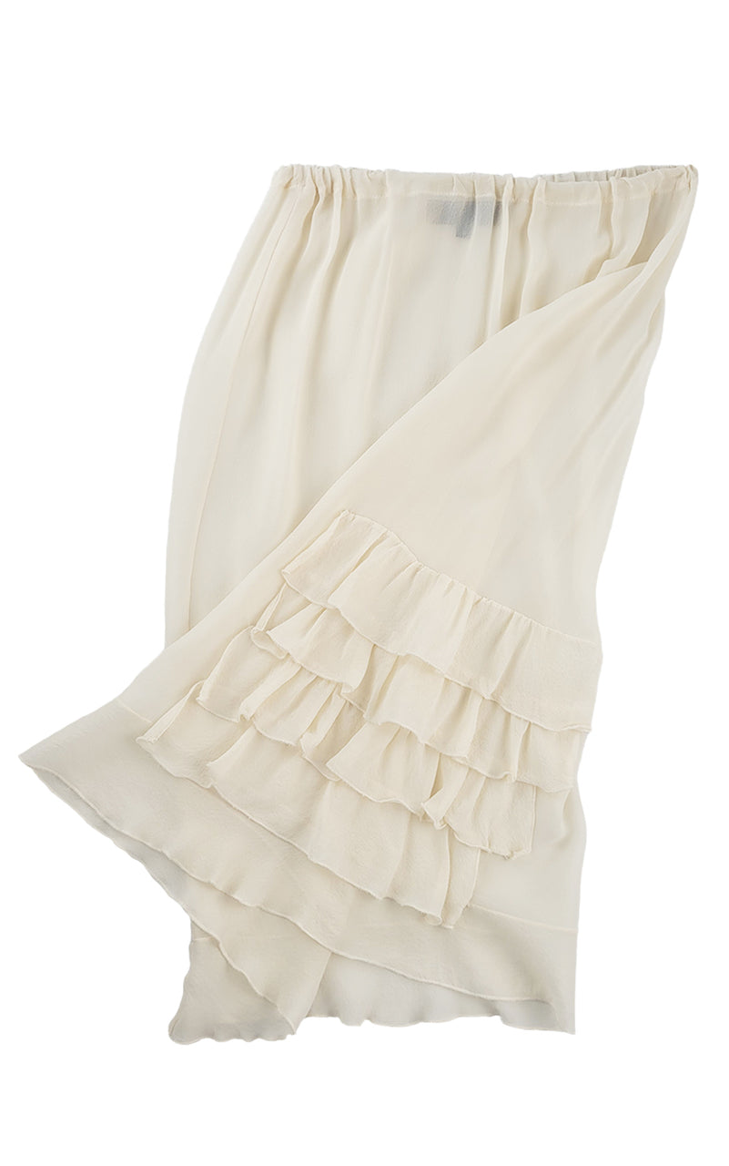 Ethereal Silk Slip Skirt