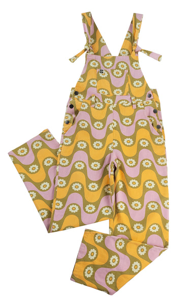 Groovy Floral Overalls