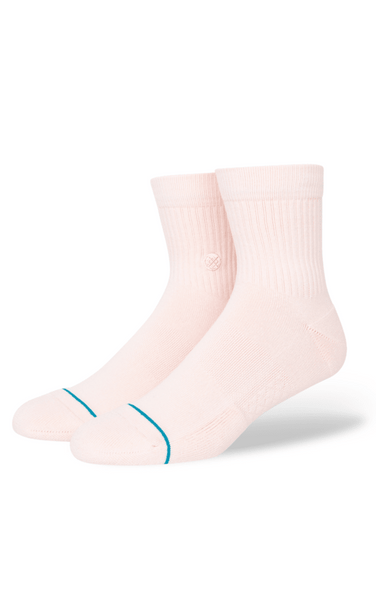 Icon Quarter Socks in Pink