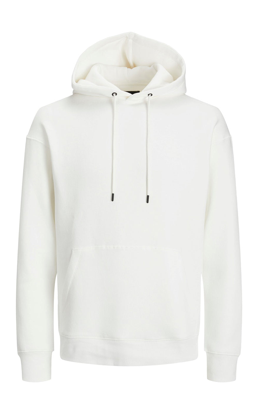 Star Relaxed Pullover Hoodie in White