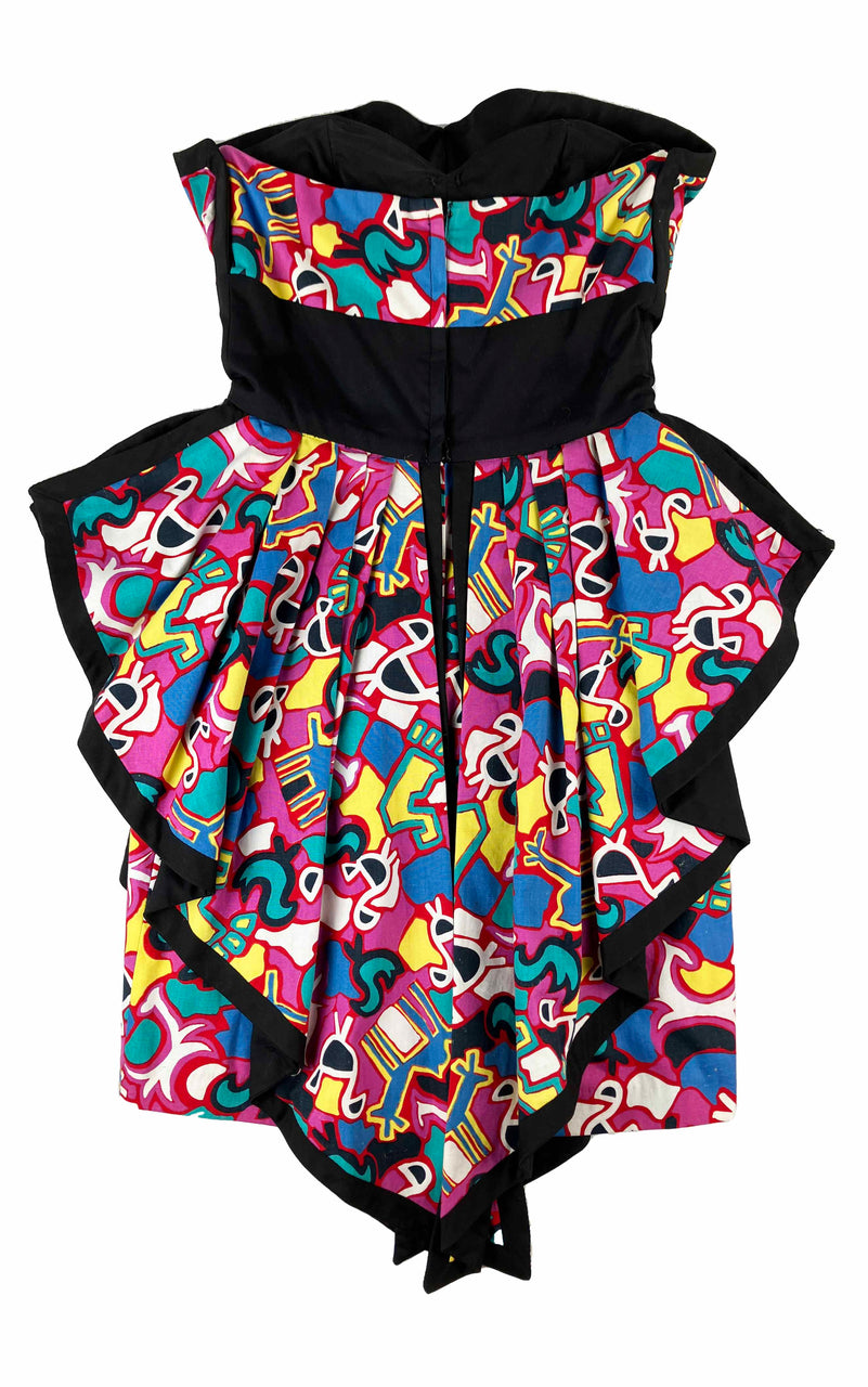 Victor Costa Art Attack Dress