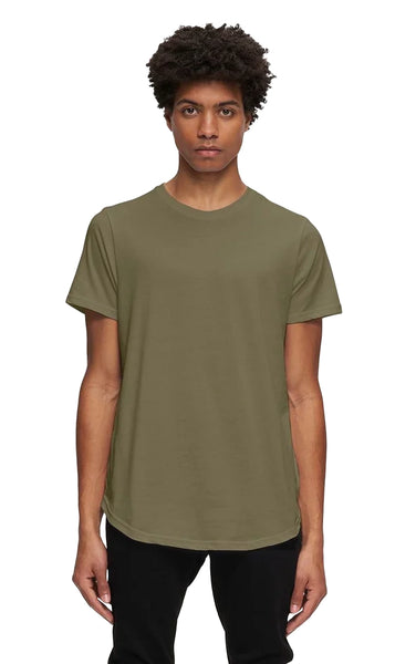 Eazy Scoop Tee in Martini Olive