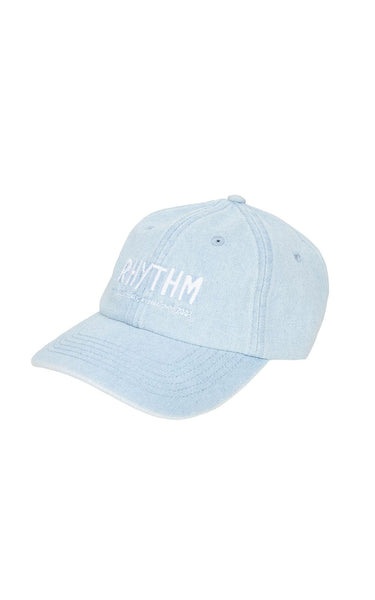 Surf Essentials Denim Cap in Light Blue Denim