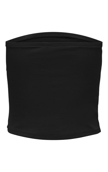Kerry Long Sleeve Corset Top in Black
