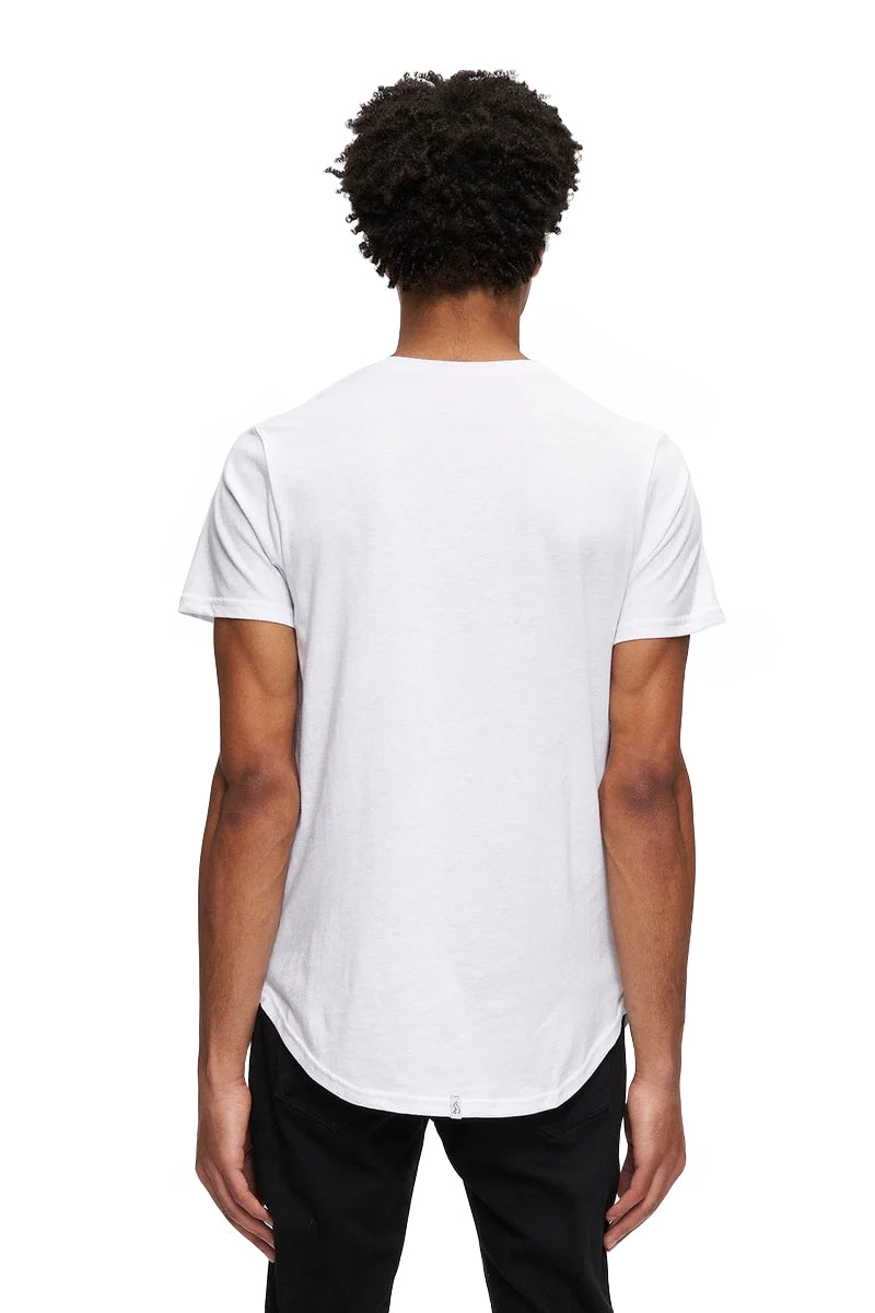 Eazy Scoop Tee in White