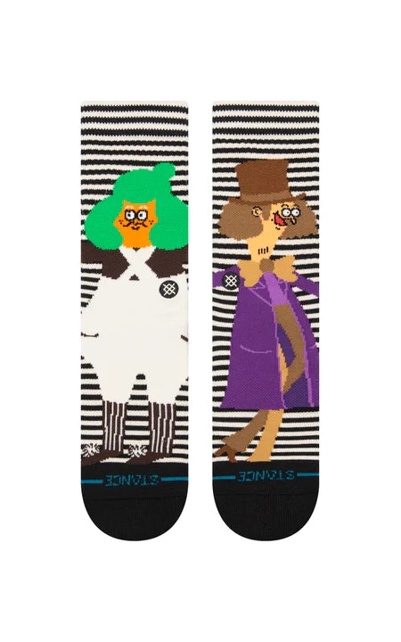 Willy Wonka by Jay Howell Oompa Loompa Crew Socks