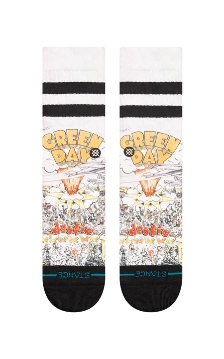 Green Day Basket Case Crew Socks