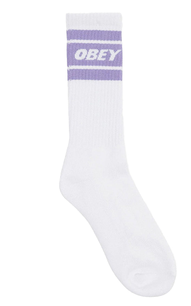 Cooper II Sock in White/Orchid