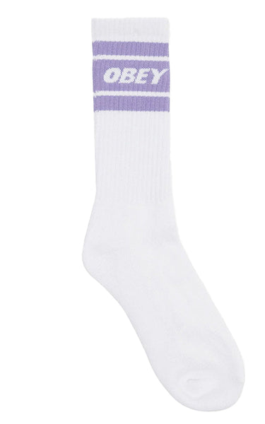 Cooper II Sock in White/Orchid