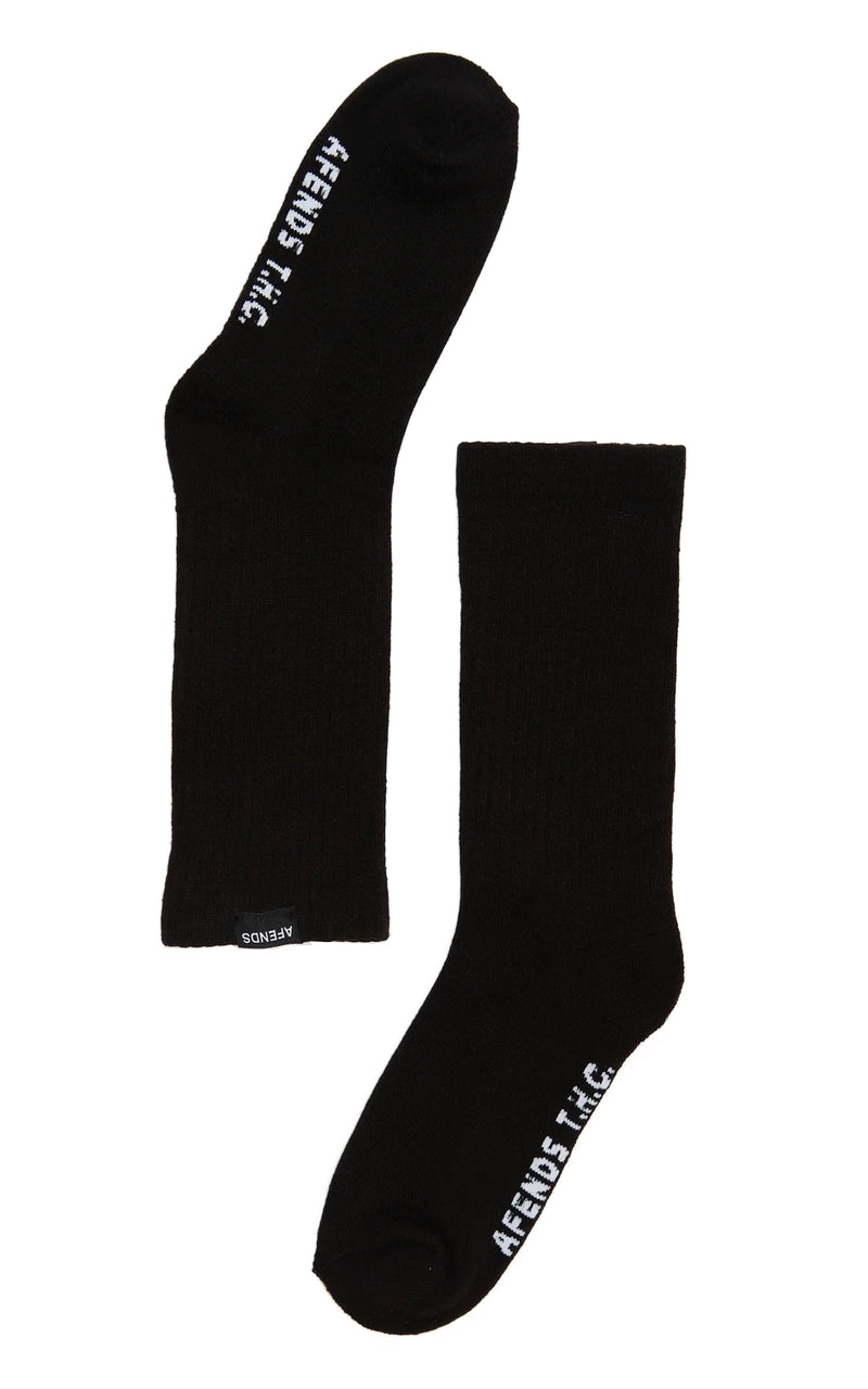 Everyday Hemp Sock in Black