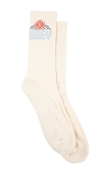 Corsage Sock in Unbleached