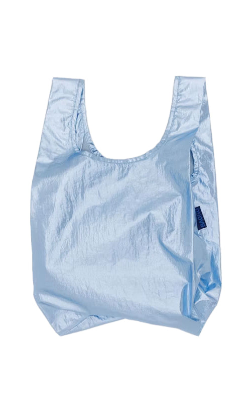 Metallic Light Blue Baby Baggu