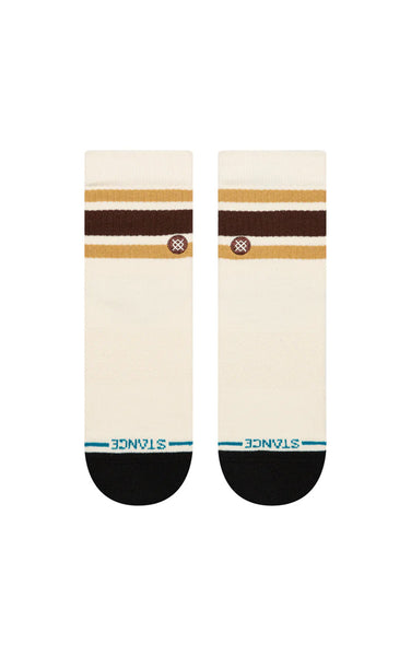 Icon Crew Socks in Brown