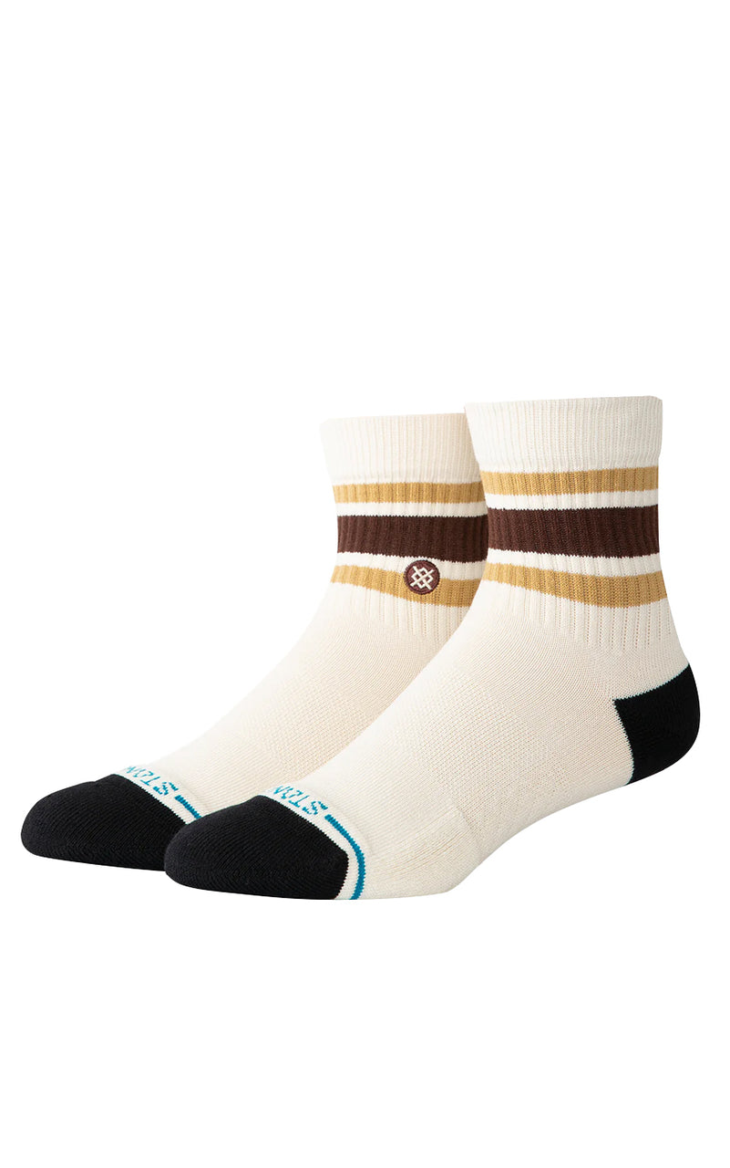 Boyd Quarter Socks in Dark Brown