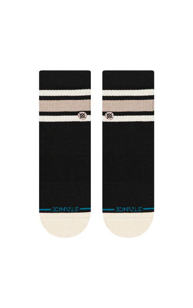 RUN Light Tab Socks in Black/Grey