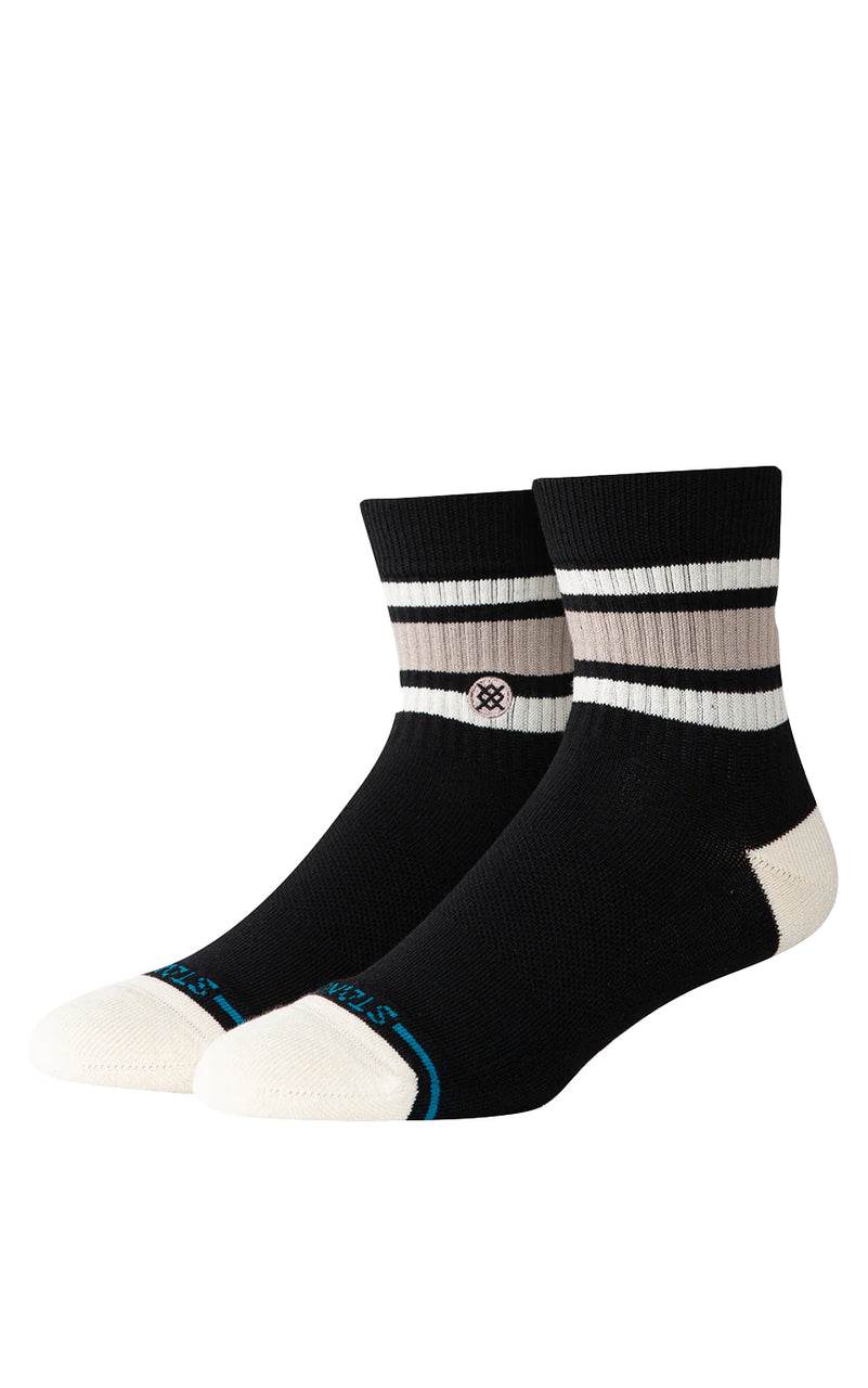 Boyd Quarter Socks in String Grey