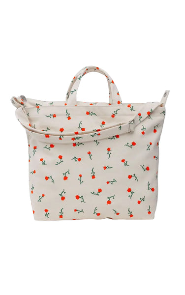 Horizontal Zip Duck Bag in Painted Wildflower