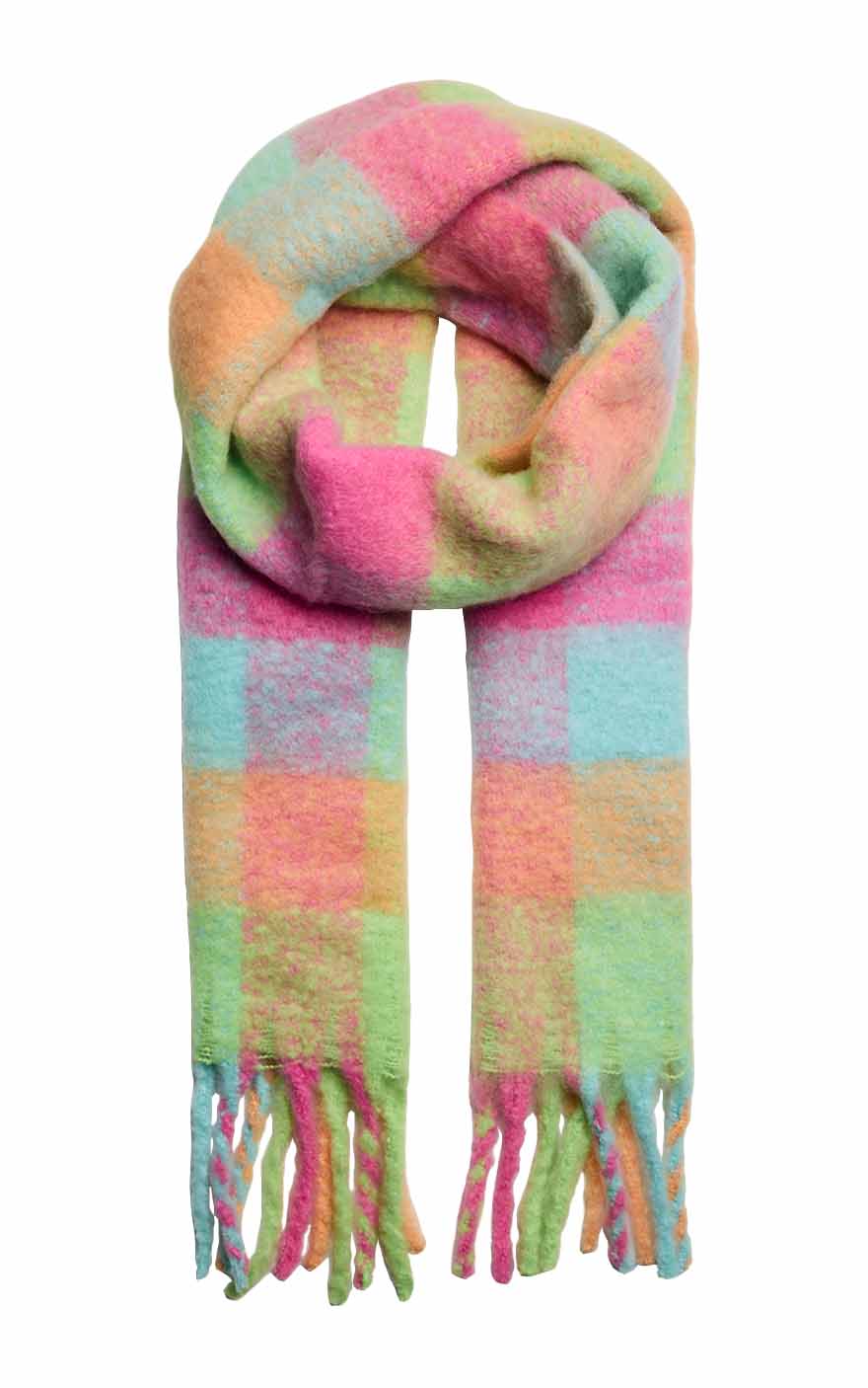 Janilla Scarf in Sugar Plum Check