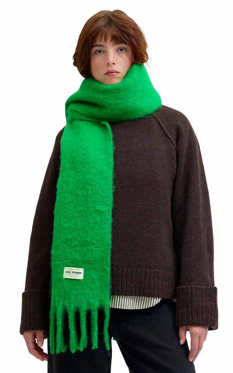 Leslie Scarf in Green Bee