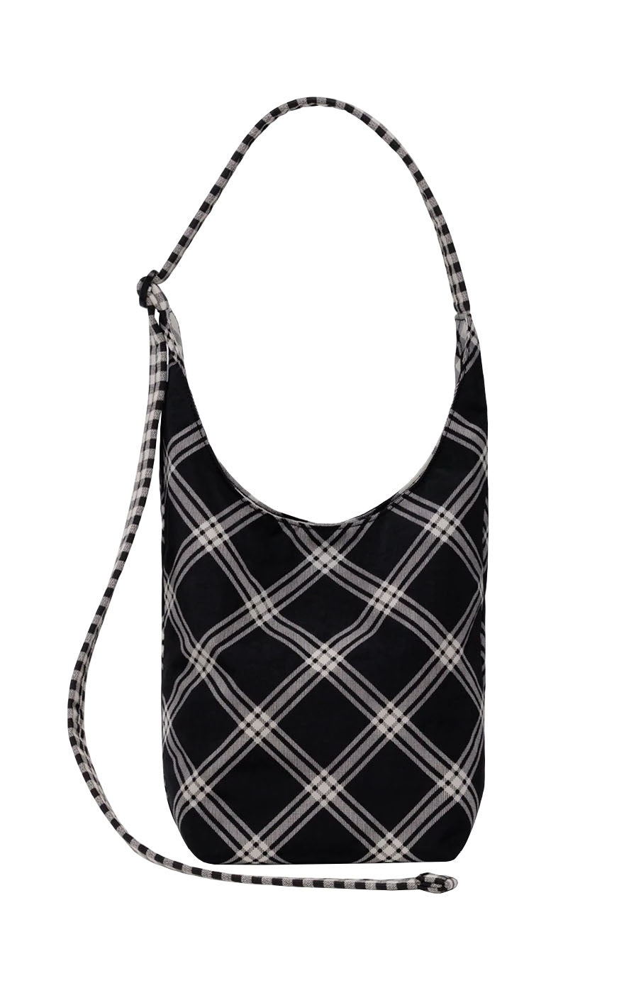 Small Nylon Sling in Mixed Plaid