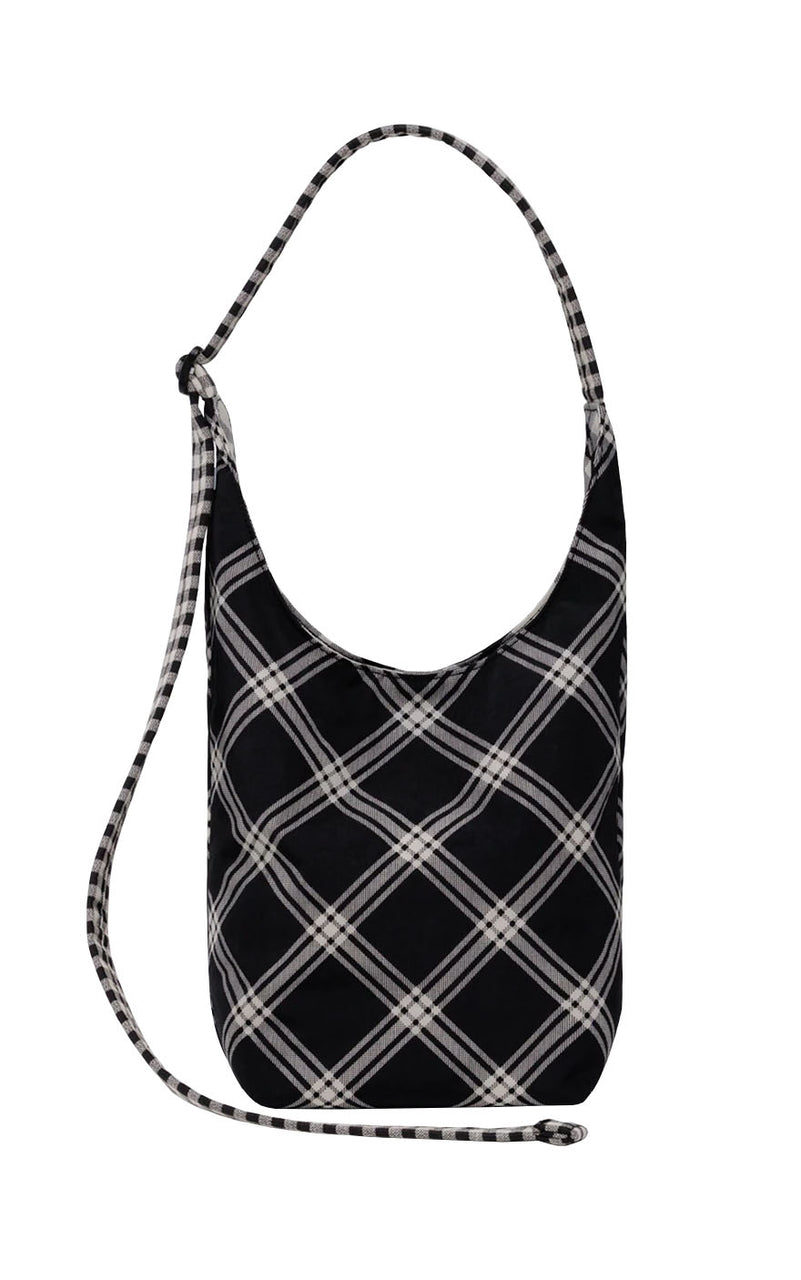 Small Nylon Sling in Mixed Plaid