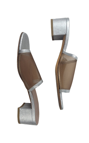 Maryam Nassir Zadeh Sophie Slide in Steel