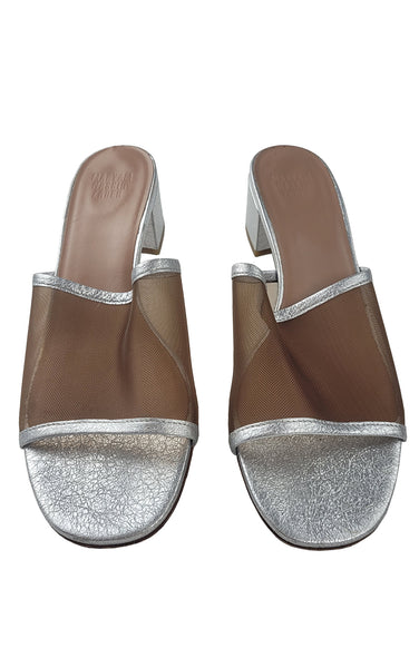Maryam Nassir Zadeh Sophie Slide in Steel