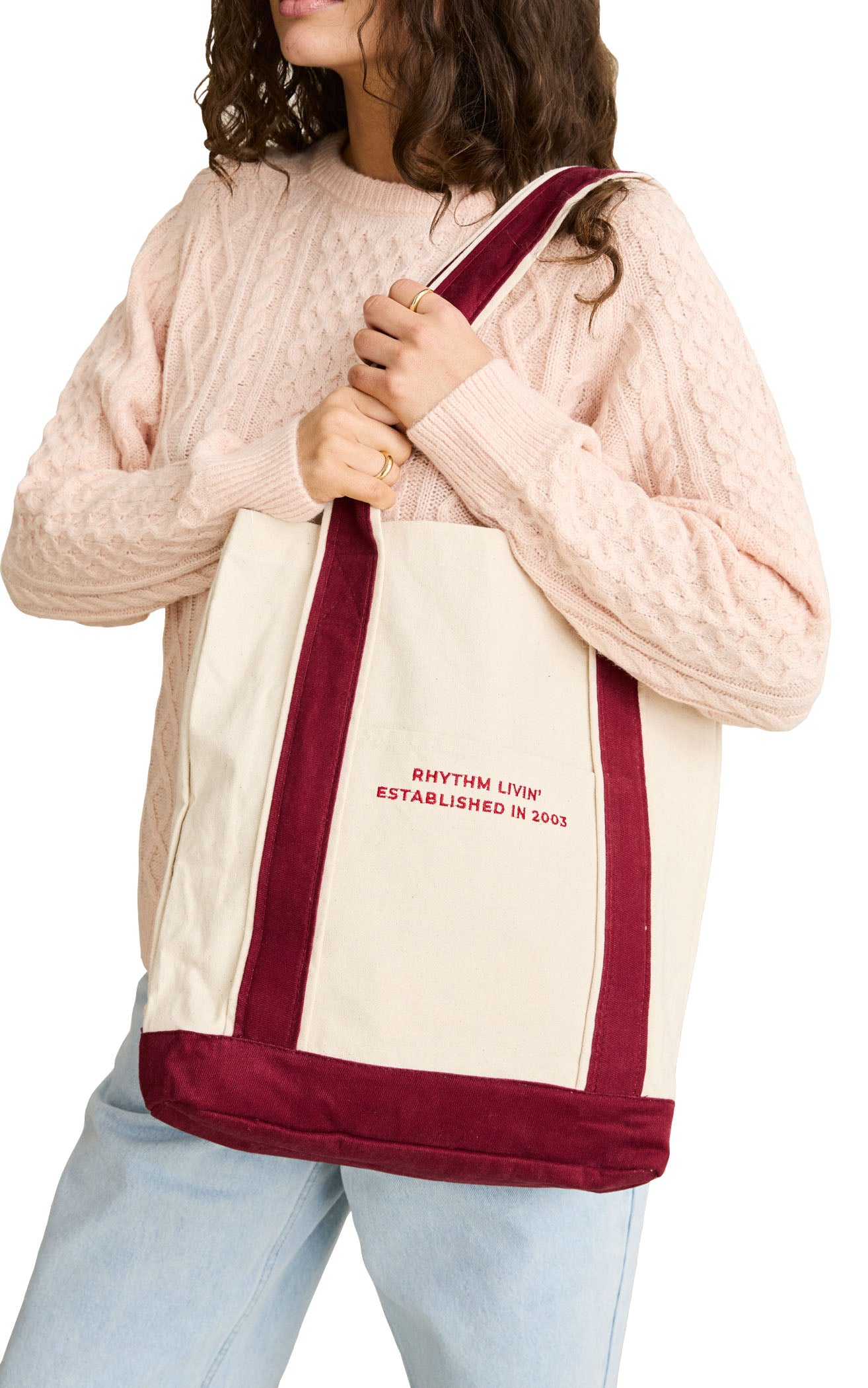 Essential Tote Bag in Wine