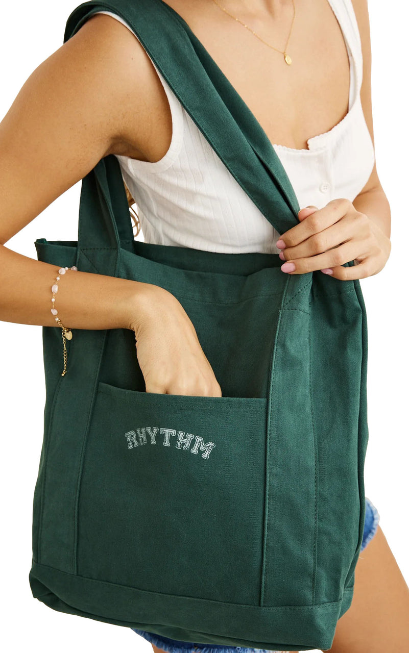 Collegiate Tote Bag in Forest