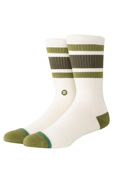 Boyd Crew Sock in Military Green