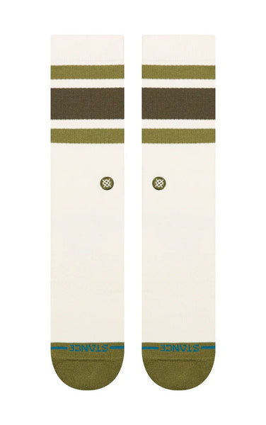 Boyd Crew Sock in Military Green