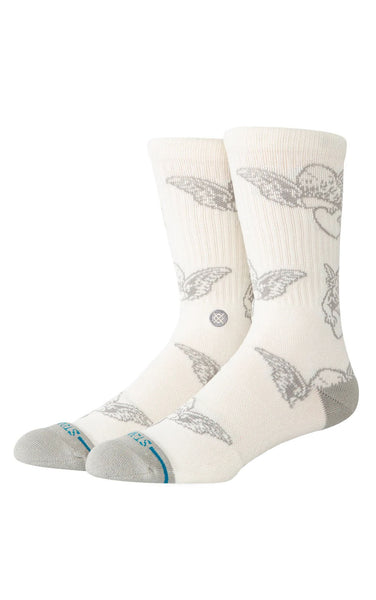 Cherub Crew Socks in Canvas