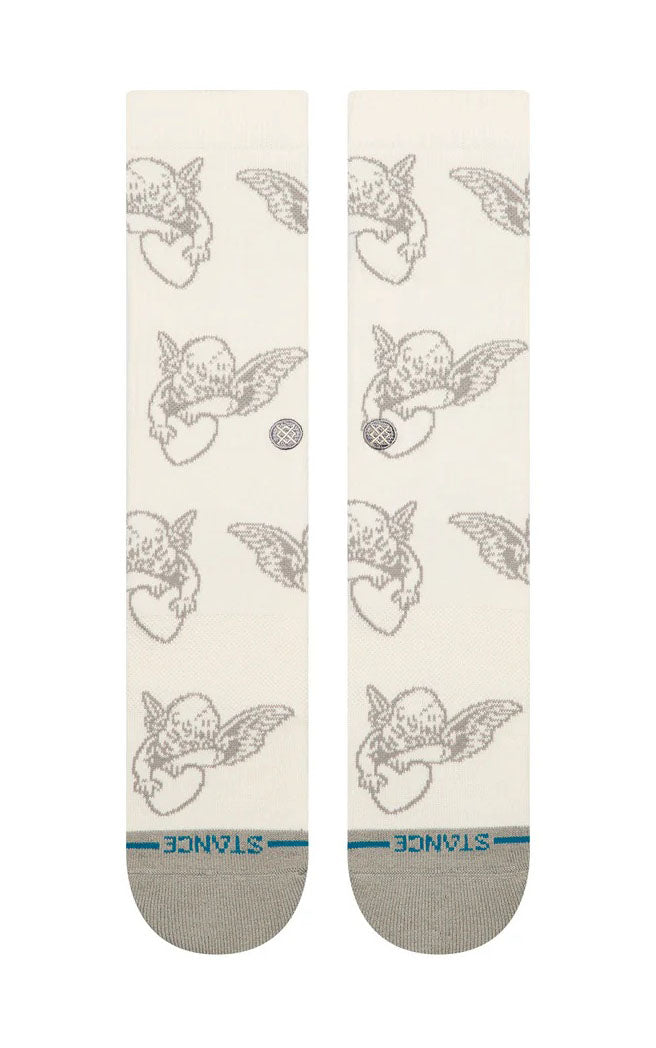 Cherub Crew Socks in Canvas