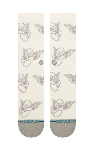 Cherub Crew Socks in Canvas