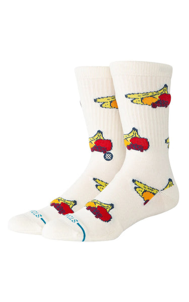 Fruits Crew Socks in Canvas