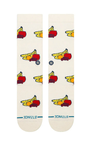 Fruits Crew Socks in Canvas