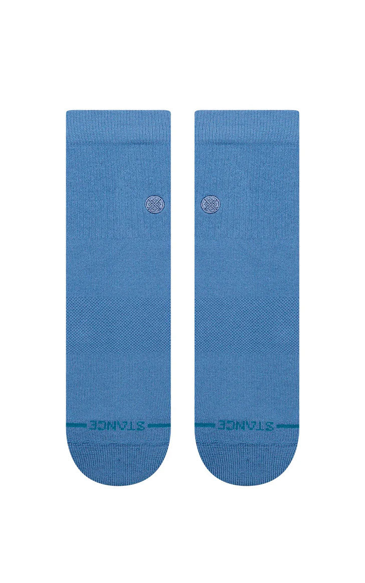 Icon Quarter Socks in Capri Blue